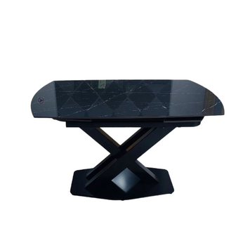 Masa extensibila T405 80 x126/176 blat ceramica neagra 3099 фото