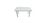 Стол раздвижной WENUS 2P laminat 80 x 140/180 белый ID999MARKET_6748787 фото