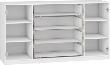 Comoda Flex caracasa nr. 2 1600x868x470 (4S2D) alb 1467 фото