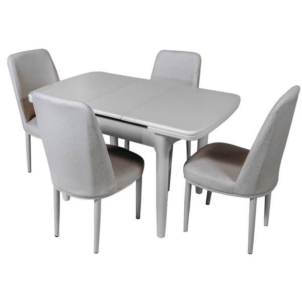 Комплект раздвижной стол DT A 56 белый + 4 стула CX 202 белых ID999MARKET_6253735 фото