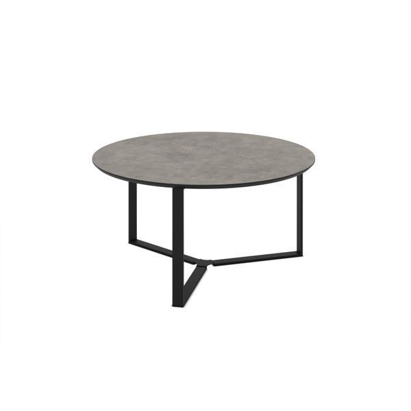 Комплект журнальных столиков Miami диам. 80 см &mdash; диам. 58 см  Retro Stone / Retro Stone 1607 фото