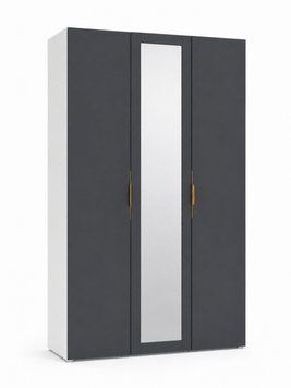 Dulap Flex 1500x2380x560 grafit cu usa oglinda pe mijloc 650420 фото