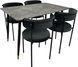 Set masa DT 1001 gri + 4 scaune Teddy Luna 121400 фото 1