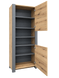 Dulap Combo CO8 796x2000x421 Gri grafit/Stejar 0004 фото 3