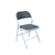 Раскладной стул М01 белый/серый 1282 фото