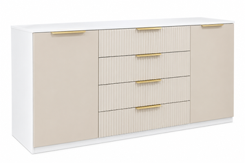 Comoda Flex carcasa nr.2 alb 1600x868x470 (4S MDF 2D PAL) 14670 фото
