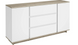 Comoda Concept 2D3S 1600x820x400 stejar craft gri/nimfea alb 0010 фото 4