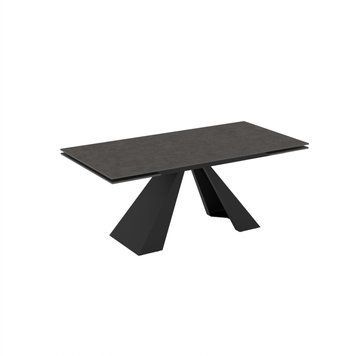 Masa extensibila Monza 90x180/220/260 blat piatra sinterizata graphite 15161 фото