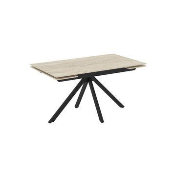Masa extensibila Perla 80x140/170/200 blat piatra sinterizata travertin 13751 фото