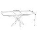 Masa extensibila Katrin 90x138/178 hazar 1335 фото 6