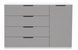 Comoda Flexcarcasa nr.1 alb 1200x868x470 (4S1D) 14662 фото