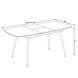 Masa extensibila Yense 80x125/165 lagina high gloss 113300 фото 5