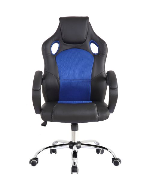Кресло игровое CX 6207 черно-синее 1223 фото