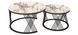 Set masute cafea CT 58 70x45/50x40 blat ceramica 1163 фото
