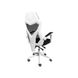 Кресло офисное 6761 белое с черной сеткой 1289 фото 3