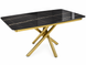Раздвижной стол Katrin 90x138/178 Gold sonata high gloss 1582 фото