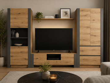 Living Combo gri grafit / stejar 0482100 фото