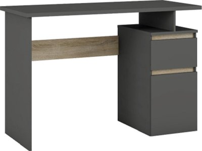 Masa birou Table 4 1,4m graphite / oak sonoma 2106 фото