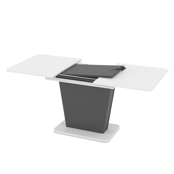 Masa extensibila Lali 75x120/160 senkron white-anthracite 1540 фото