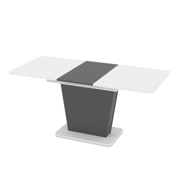 Masa extensibila Lali 75x120/160 senkron white-anthracite 1540 фото