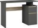 Masa birou Table 4 1,2m graphite / oak sonoma 2106 фото