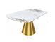 Masa extensibila Orvia 90x150/150x150 Gold piatra sinterizata frost 1566 фото 1