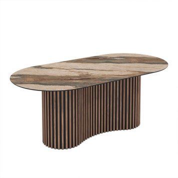 Masa Oscar 100x200 gaia & wood black 1550 фото