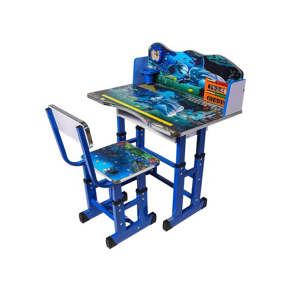 Set masuta cu scaunel pentru copii A502 albastru LS 1396 фото