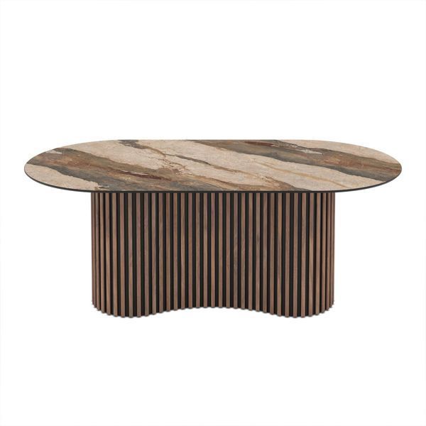 Masa Oscar 100x200 gaia & wood black 1550 фото