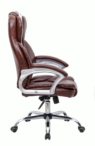 Кресло офисное CR 7025 коричневое 1005 фото